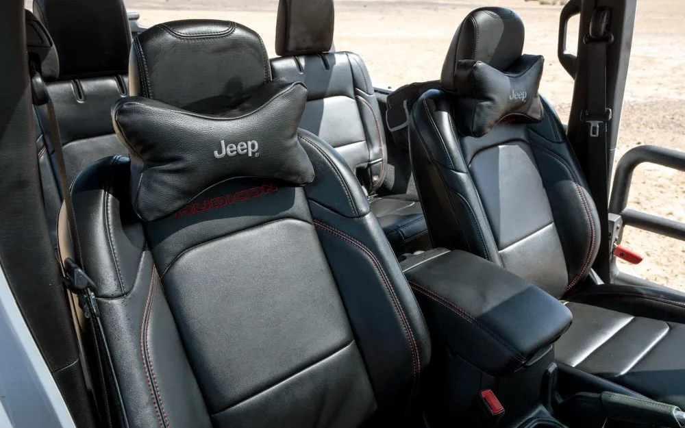 Jeep Wrangler off-road experience in India- Jeep Wrangler interior seating options.