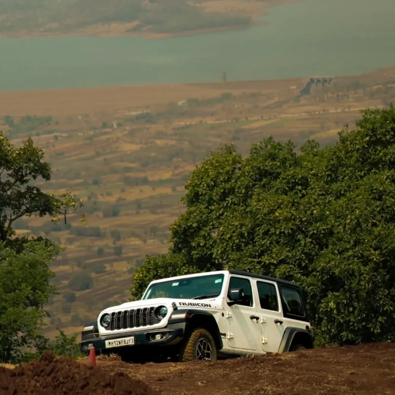 Jeep Wrangler off-road experience in India - Off roading images of jeep wrangler 