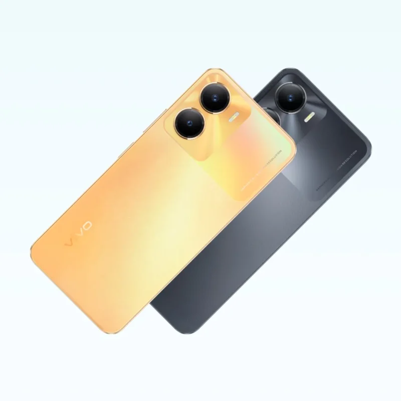 vivo y6 5g features specifications and performance details- orange and black colour 