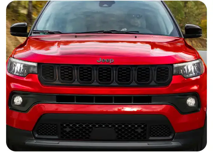 Jeep Compass interior features and comfort details- jeep compass red colour 