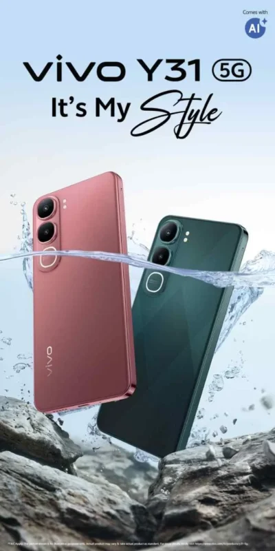 Vivo Y31 5G colour variants 