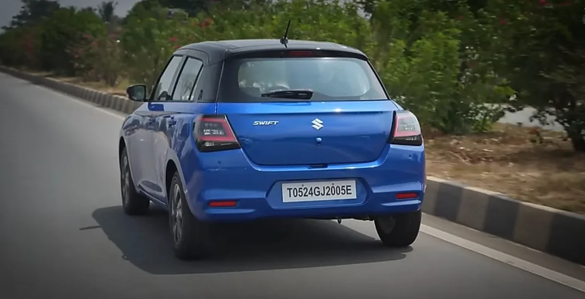 Maruti Suzuki Swift safety rating - Maruti suzuki swift blue colour.