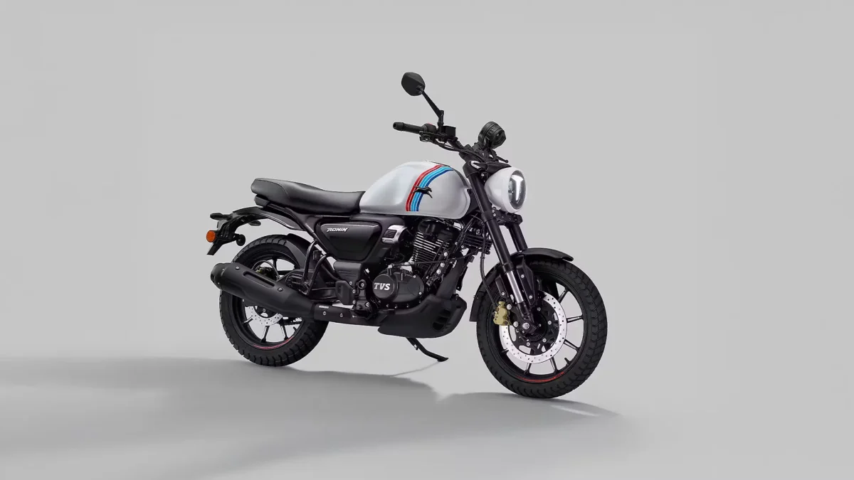 TVS Ronin mileage in city and highway- side view 
